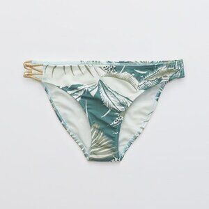 NWT Aerie Knot Bikini Bottom Hiker Olive Size Small